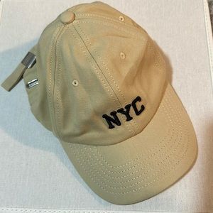 Tan Hat with NYC